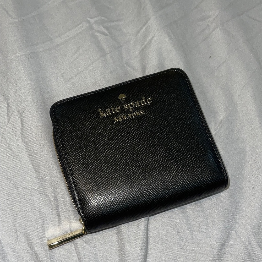 Kate Spade Black Zip-Around Wallet